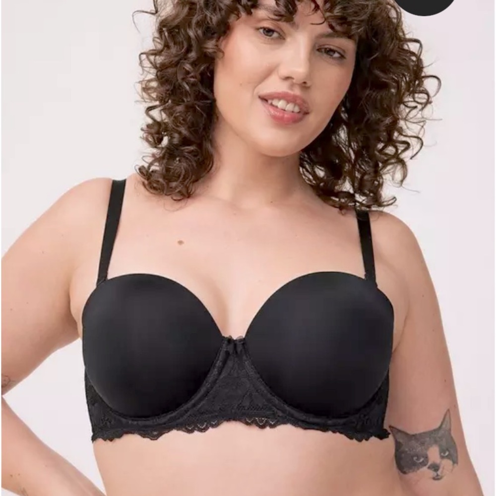 Torrid Curve Bombshell Everyday Strapless Bra 38DDD 38F Convertible Multi-way